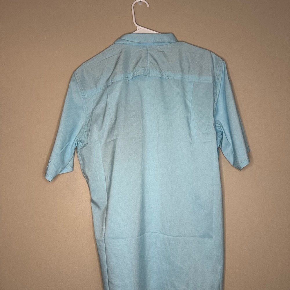 Light Blue Short Sleeve Shirt - Picture 2 of 3